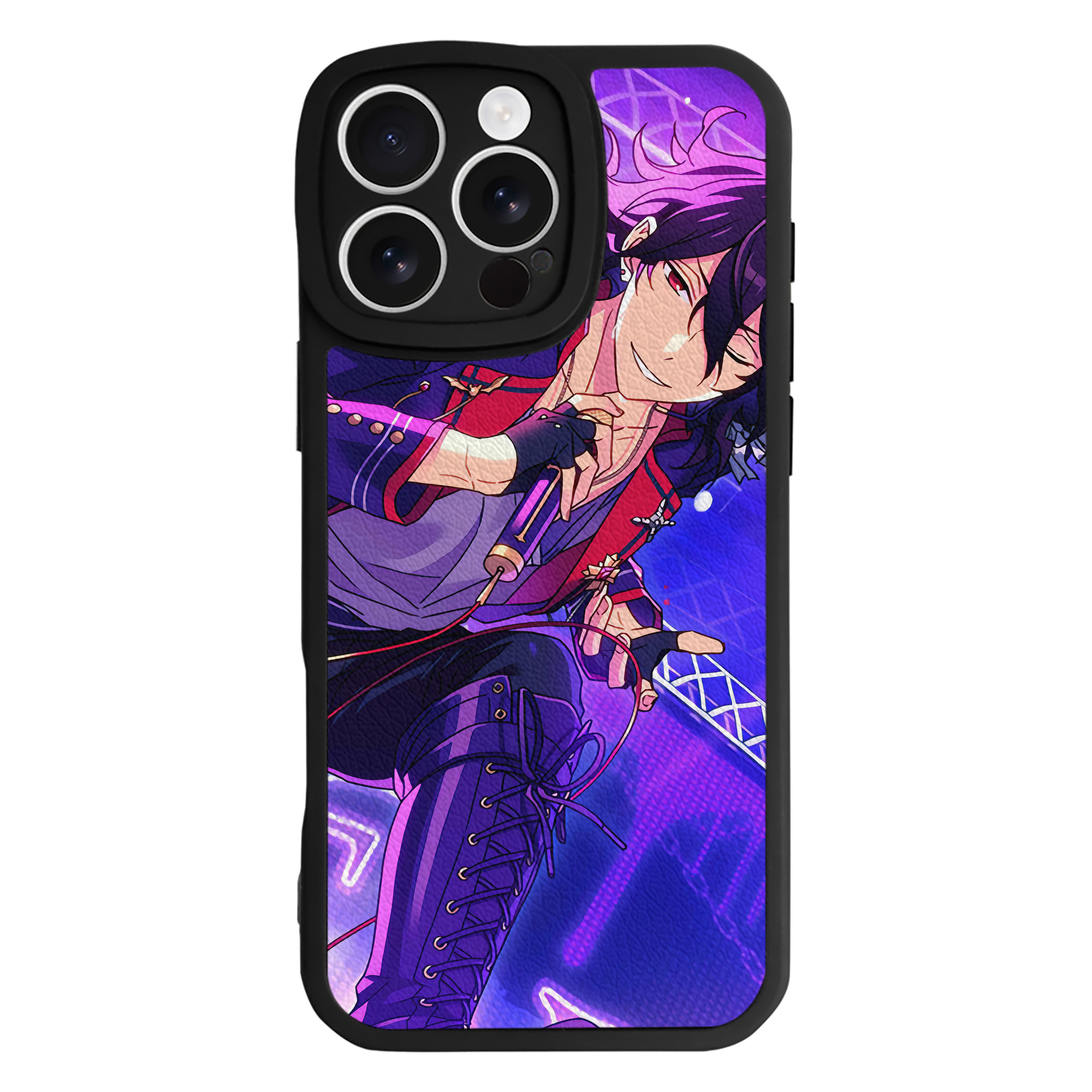 （画像用） あんさんぶるスターズ! Ensemble Stars 【iPhone 16シリーズ対応】シリコンスマホケース（レザー調） 材質：シリコン